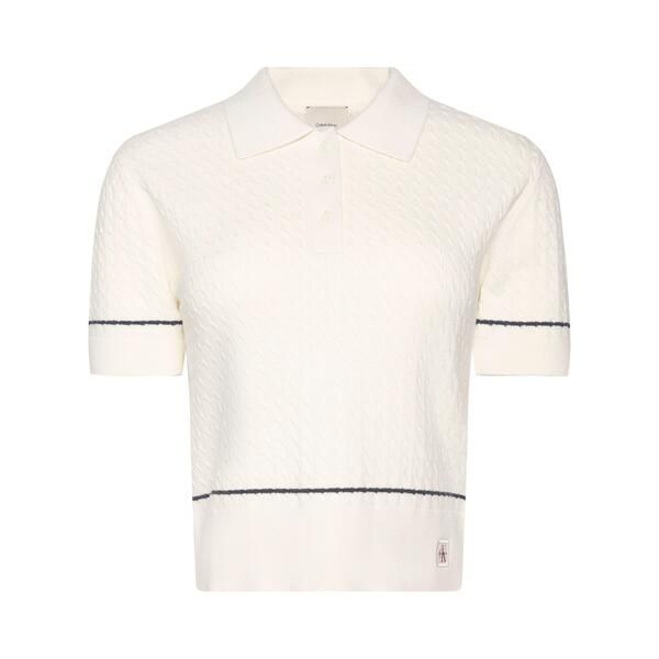 カルバンクライン レディース トップス ポロシャツ Calvin Klein Jeans Womenshort Sleeve Polo Shirtofu