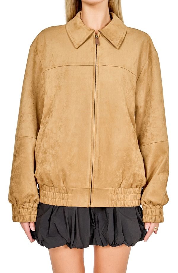 エンドレスローズ レディース アウター ジャケット・ブルゾン スエード Endless Rose Faux Suede Work Jacket CAMEL キャメル 27,170円