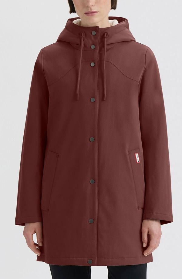 ハンター レディース アウター ジャケット・ブルゾン コート Hunter Billie Hooded Raincoat RUST ラスト