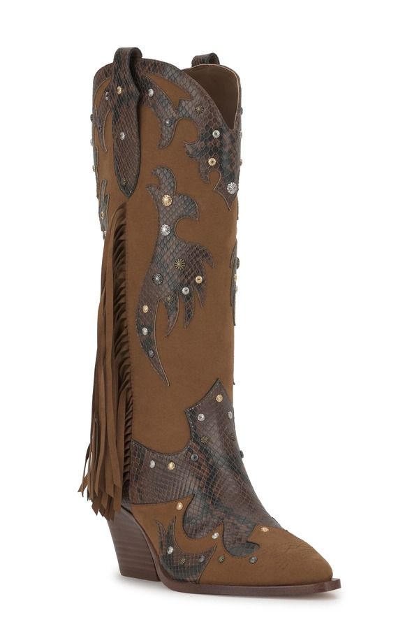 ジェシカシンプソン レディース シューズ ブーツ・レインブーツ Jessica Simpson Piarin Pointed Toe Western Boot Women LIGHT HICKORY