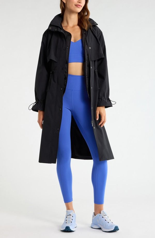 ゼラ レディース アウター ジャケット・ブルゾン コート Zella 3in1 Trench Coat BLACK ブラック