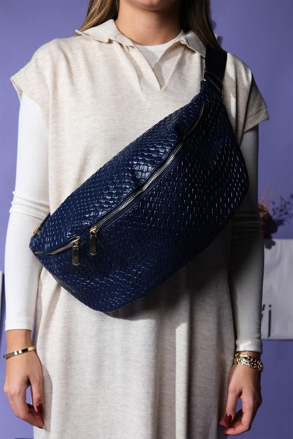 プロローグシューズ レディース バッグ Prologue Shoes Venta Waist Bag Navy ネイビー