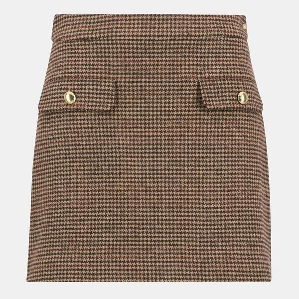 バブアー レディース ボトムスカート ミニ ウール Barbour Sophia Mini Wool Skirt Multi Check マルチカラー