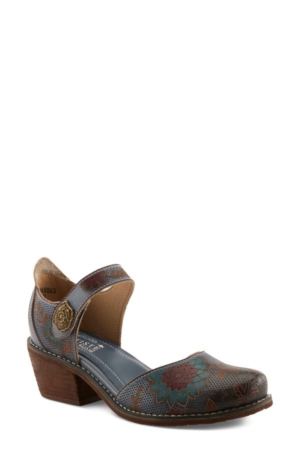スプリングステップ レディース シューズ パンプス LArtiste by Spring Step Cabracho Mary Jane Pump Women NAVY MULTI ネイビー