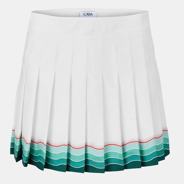 カサブランカ レディース ボトムスカート プリーツ ミニ Casablanca Womens Pleated Mini Skirt White ホワイト 90,090円