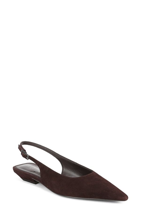 サムエデルマン レディース シューズ パンプス Sam Edelmanetty Slingback Pointed Toe Flat Women CAFE NOIR