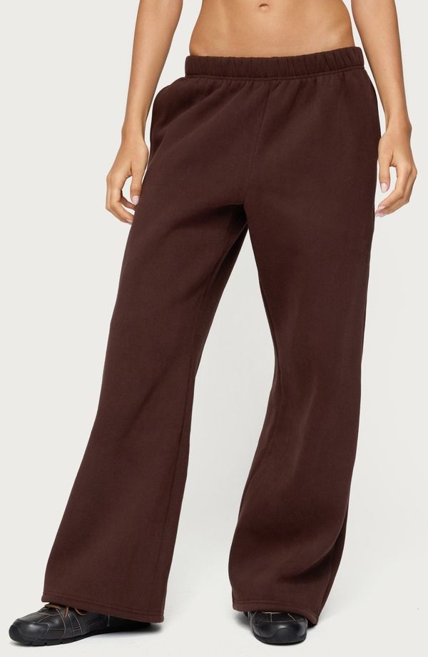 アディクテッド レディース ボトムス カジュアルパンツ スウェットパンツ Really Edikted Sweatpants BROWN ブラウン