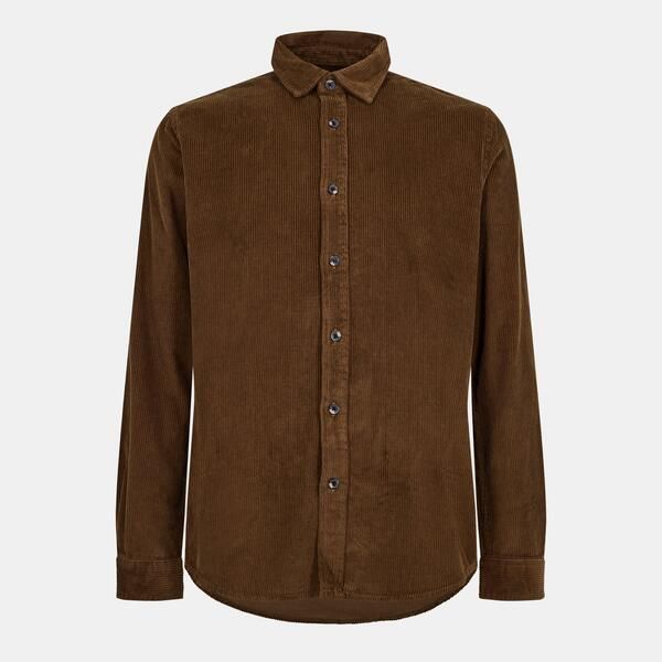 ピーターワース メンズ トップス シャツ Peter Werth Mens Long Sleeve Plain Shirt Brown ブラウン 6,530円