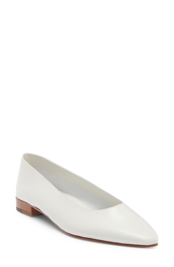 ジェフリー キャンベル レディース シューズ パンプス Jeffrey Campbell Vespa Pointed Toe Flat Women IVORY TAN STACK アイボリー