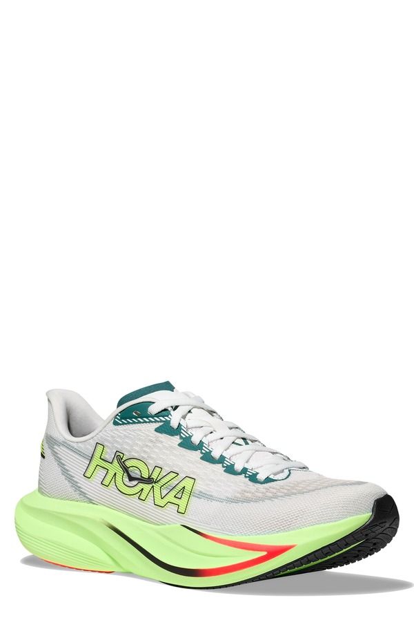 ホカオネオネ メンズ シューズ スニーカー HOKA Mach 7 Running Shoe Men NEON YUZU HOKA CITRUS