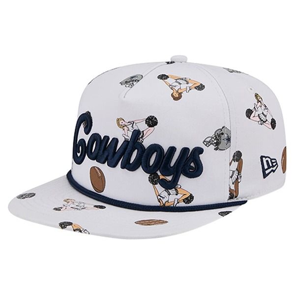 ニューエラ メンズ アクセサリー 帽子 Mens New Era White Dallas Cowboys Team Cheer 19TWENTY Snapback Hat White ホワイト 13,110円