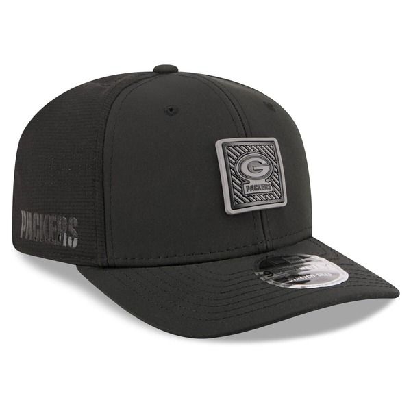 ニューエラ メンズ アクセサリー 帽子 Mens New Era Black Green Bay Packers 2026 NFL Training Camp 9SEVENTY Adjustable