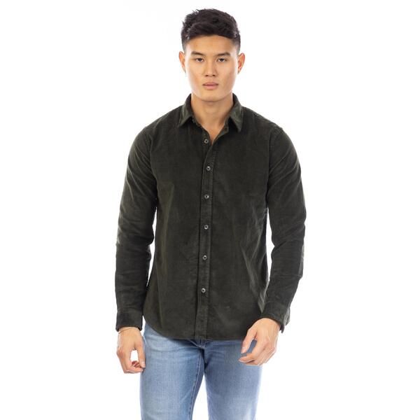 ピーターワース メンズ トップス シャツ Peter Werth Mens Plain Long Sleeve Shirt Dark Brown ブラウン