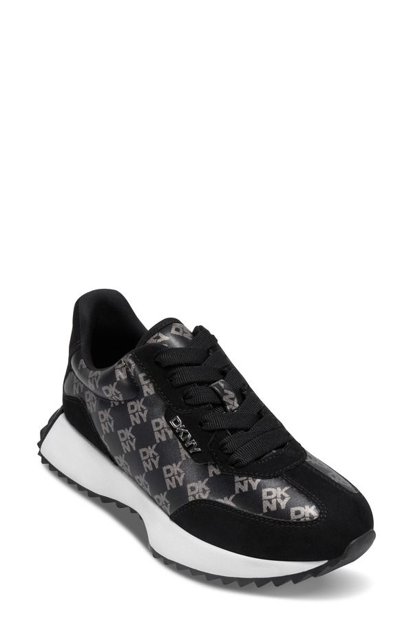 ダナ キャラン ニューヨーク レディース シューズ スニーカー DKNY Naplesneaker Women BLACK NICKEL ブラック