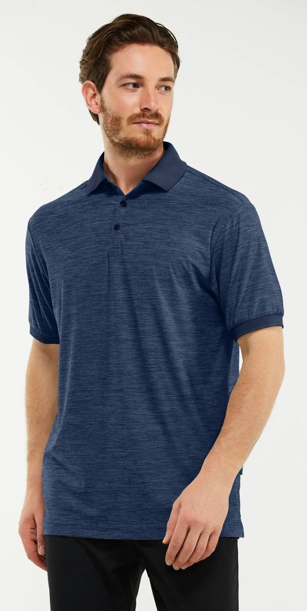 ミオマリオ メンズ トップス シャツ Mio Marino Designer Golf Polo Shirt Peony Navy ネイビー 14,024円