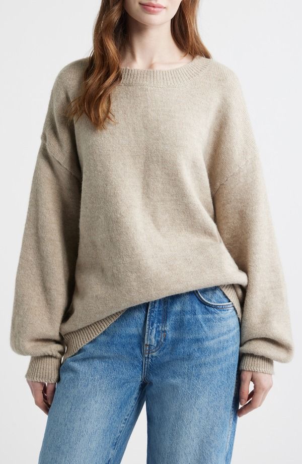 プリンセスポリー レディース アウター ニット・セーター クルーネック Princess Polly Ryanna Crewneck Sweater BEIGE ベージュ