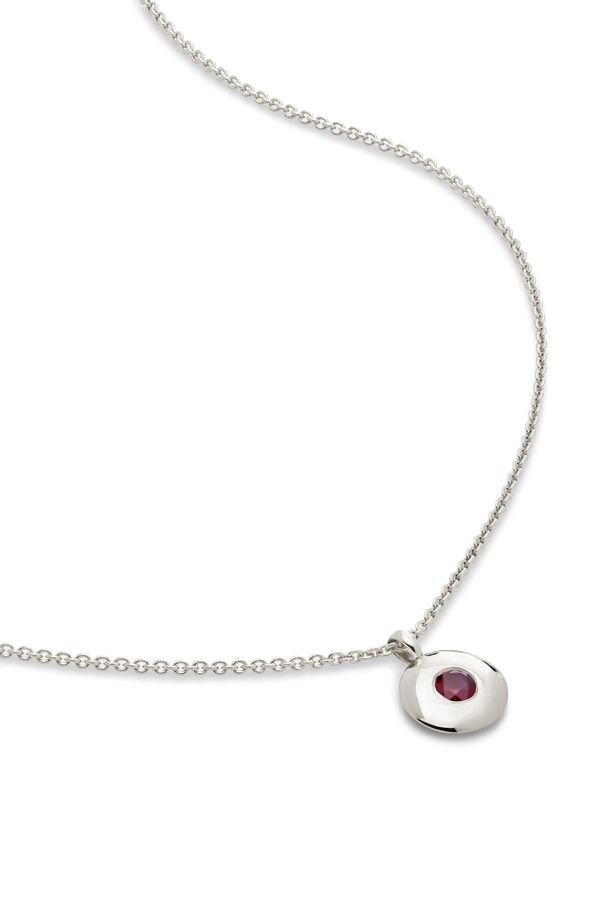 モニカヴィナダー レディース アクセサリー ネックレス・チョーカー レース Monica Vinader January Birthstone Garnet Pendant Necklace STER