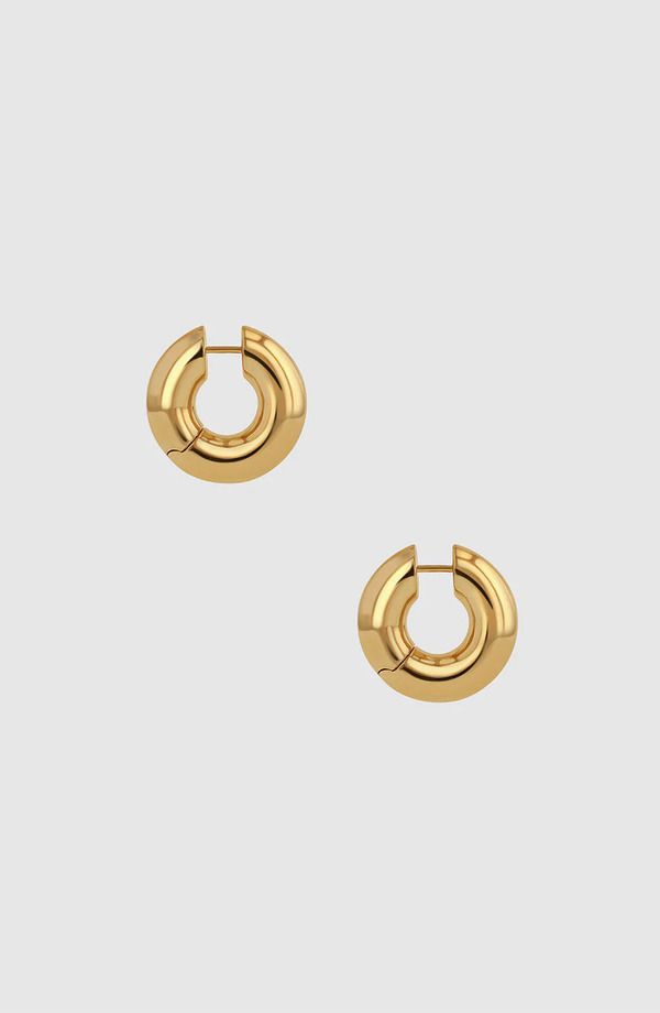 アニービン レディース アクセサリー ピアス・イヤリング ANINE BING Bold Link Hoop Earrings Gold ゴールド