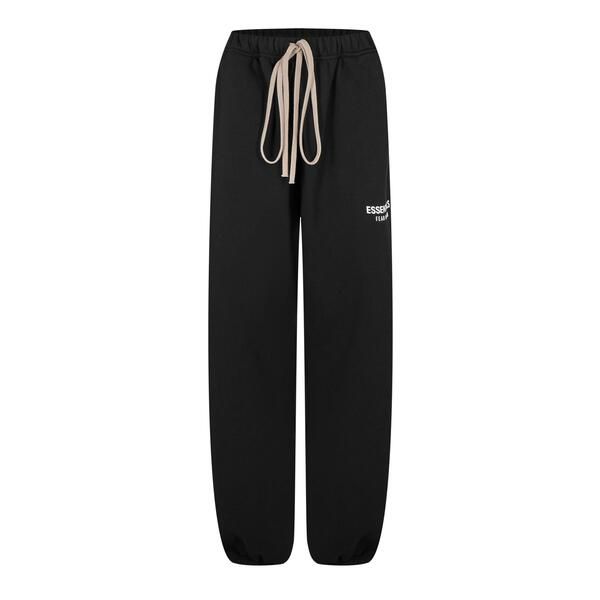 フィアオブゴッド レディース ボトムス カジュアルパンツ ジョガーパンツ ロゴ Fear Of God Essentials 380 Gsm Logo Joggers Black ブラック