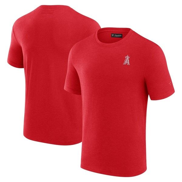 ファナティクス シグネチャー メンズ トップス Tシャツ Mens Fanaticsignatu red Los Angeles Angels Modal Short Sleeve TShirt Re