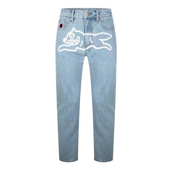 アイスクリーム メンズ ボトムス デニムパンツ ジーンズ ICECREAM Running Dog Denim Jeans Heavy Wash Blue ブルー