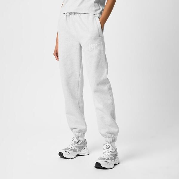 エバーラスト レディース ボトムス カジュアルパンツ ロゴ Everlast EST1910 Logo Jogger Grey Marl グレー