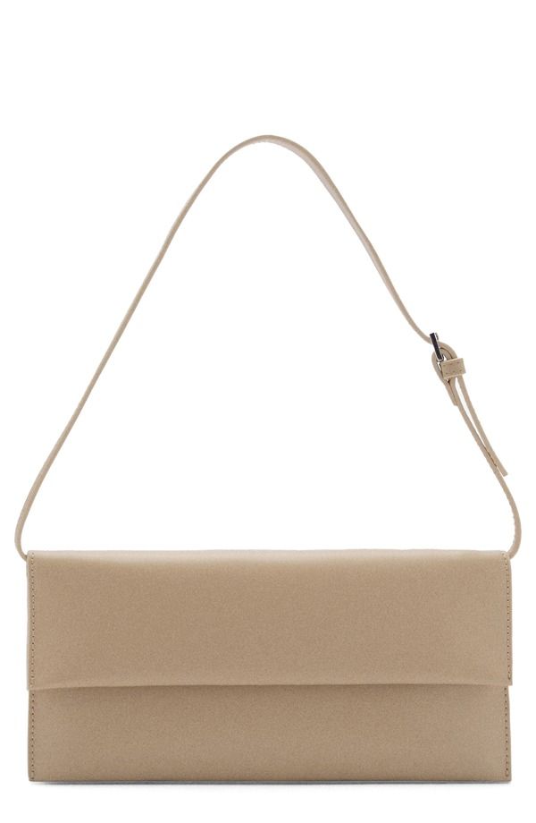 マンゴ レディース バッグ レザー フェイクレザー MANGO Faux Leather Shoulder Bag MEDIUM BROWN ブラウン