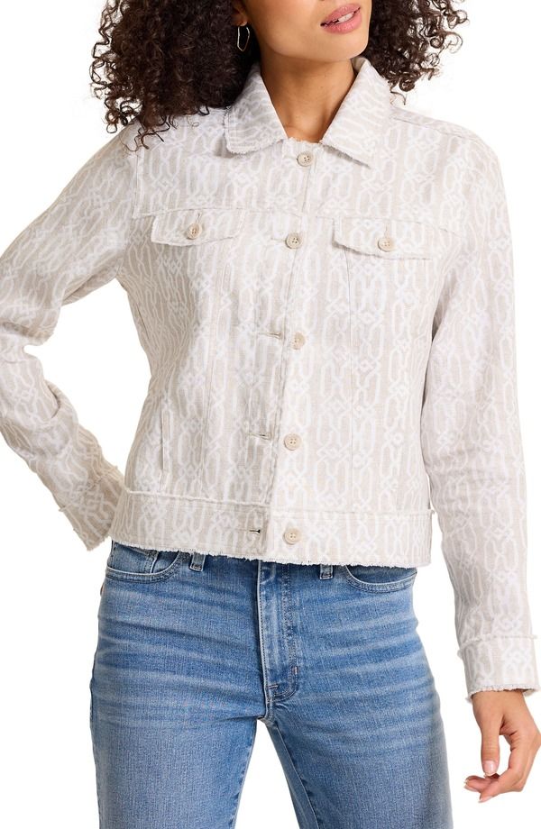 トッミーバハマ レディース アウター ジャケット・ブルゾン リネン Tommy Bahama Canopy Shores Two Palms Raw Edge Linen Jacket PURE KH