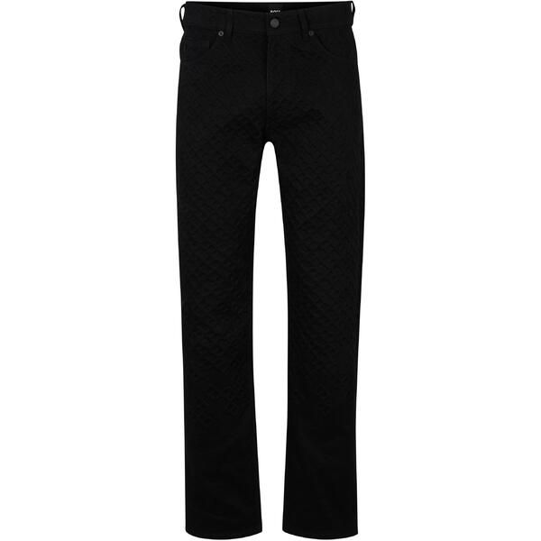 ボス メンズ ボトムス デニムパンツ ストレート ジーンズ Boss Mens Anderson Straight Leg Jeans Black ブラック