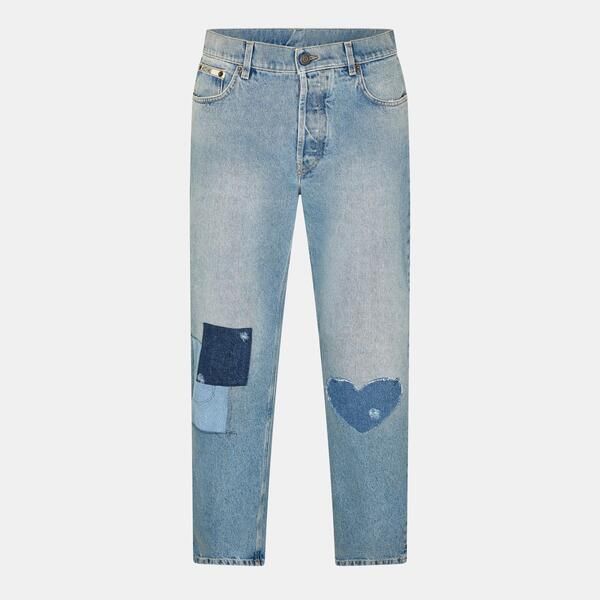 モスキーノ メンズ ボトムス デニムパンツ スリムフィット ジーンズ Moschino Menslim Fit Jeans Blue ブルー 46,680円