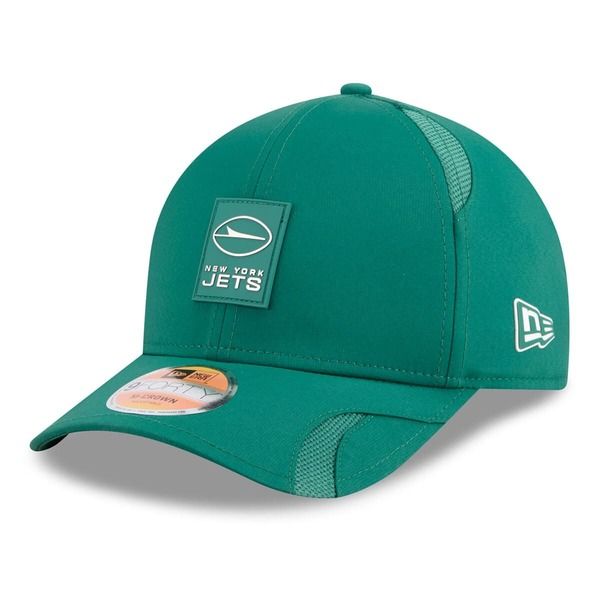 ニューエラ メンズ アクセサリー 帽子 Mens New Era Greenew York Jets 2025 Sideline MCrown 9FORTY Adjustable Hat Green