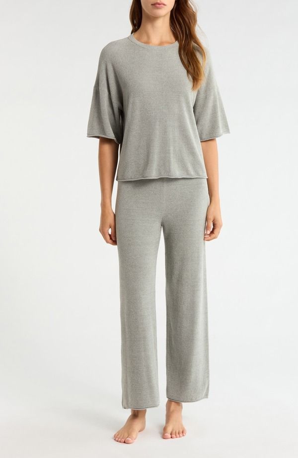 ベアフットドリームス レディース アンダーウェア ナイトウェアンクル Barefoot Dreams CozyChic Ultra Lite Ankle Pajamas FADED HAZEL