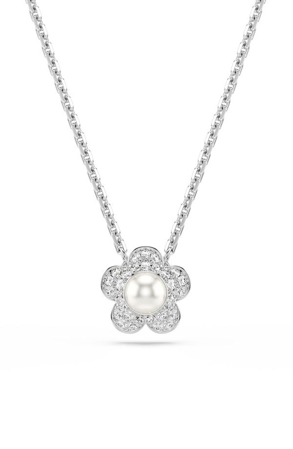 スワロフスキー レディース アクセサリー ネックレス・チョーカー レース Swarovski x Ariana Grande Angelicrystal Faux Pearl Necklace SIL 32,370円