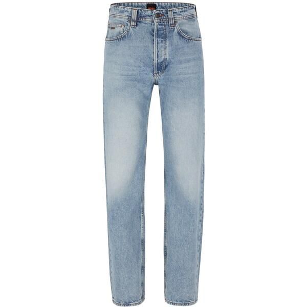 ボス メンズ ボトムス デニムパンツ スリムフィット ジーンズ Boss Mens Akron Bc Slim Fit Jeans Medium Blue ブルー