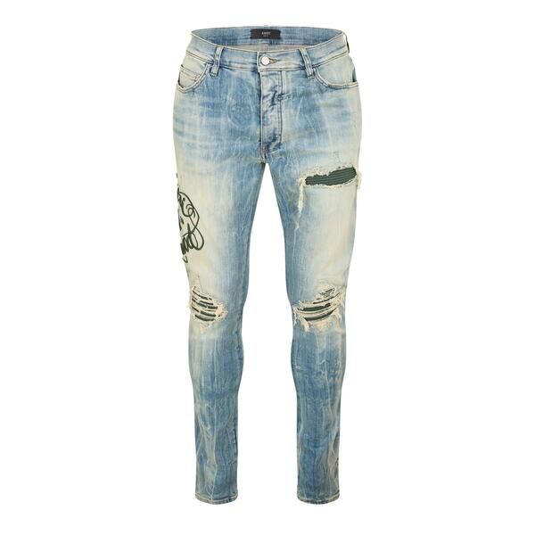 アミリ メンズ ボトムス デニムパンツ ジーンズ Amiri Mens Hollywood Skinny Jeanstorm Indigo インディゴ