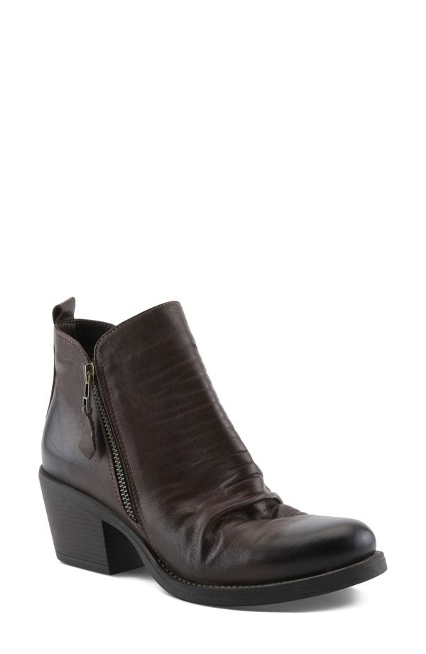 スプリングステップ レディース シューズ ブーツ・レインブーツ Spring Step Marzena Bootie Women DARK BROWN ブラウン