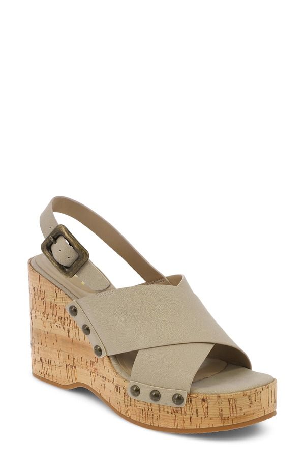 ミア レディース シューズ ヒール サンダル MIA Elleiana Wedge Sandal Women SAND サンド
