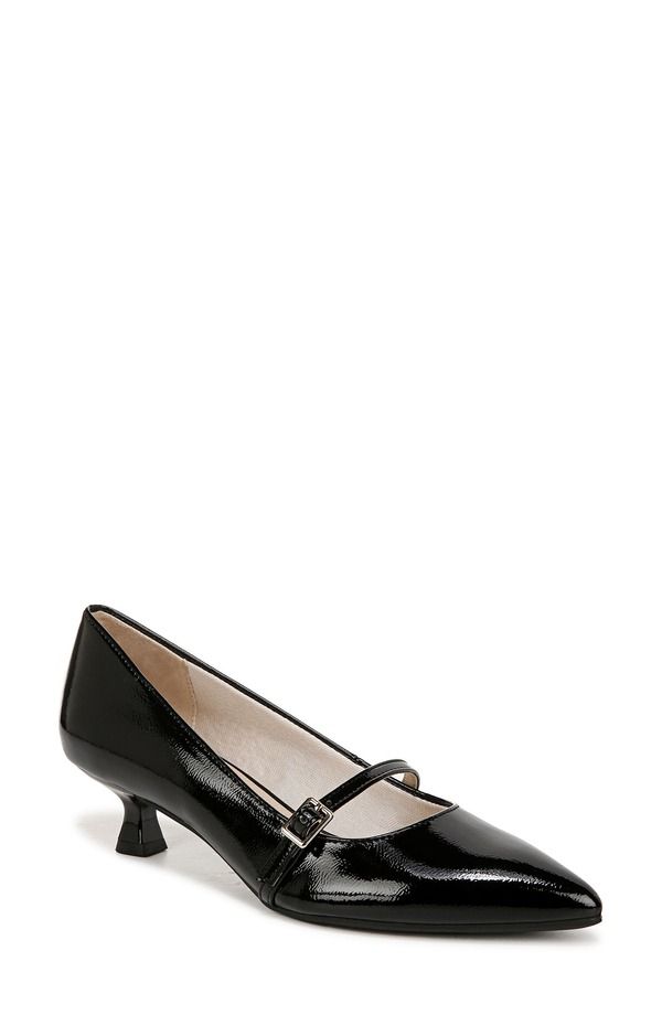 ライフストライド レディース シューズ パンプス ヒール LifeStride Madelyn Mary Jane Pointed Toe Kitten Heel Pump BLACK ブラック