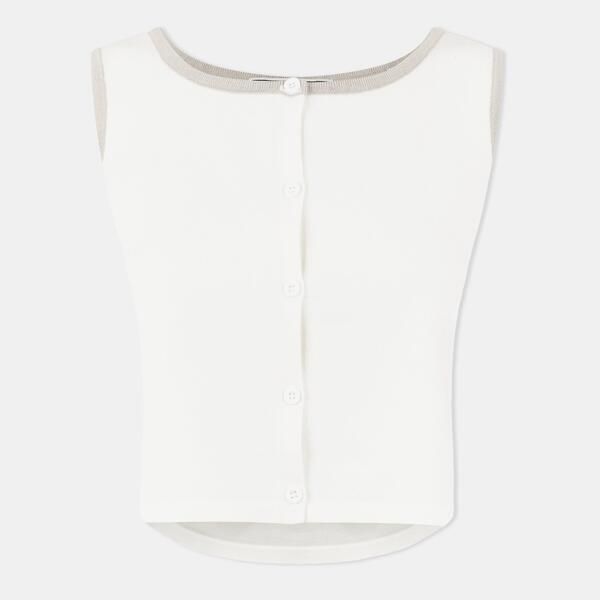 ジャック ウィルス レディース アウター カーディガン ベスト セーター Jack Wills Womenspeckled Sweater Vest Vintage White ホワイト