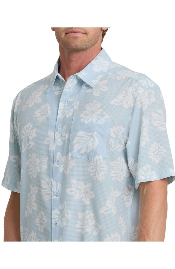 クイックシルバー ウォーター マン メンズ トップス シャツ Quik silver Waterman Performance Pack WM SShort Sleeve Shirt SKYWAY