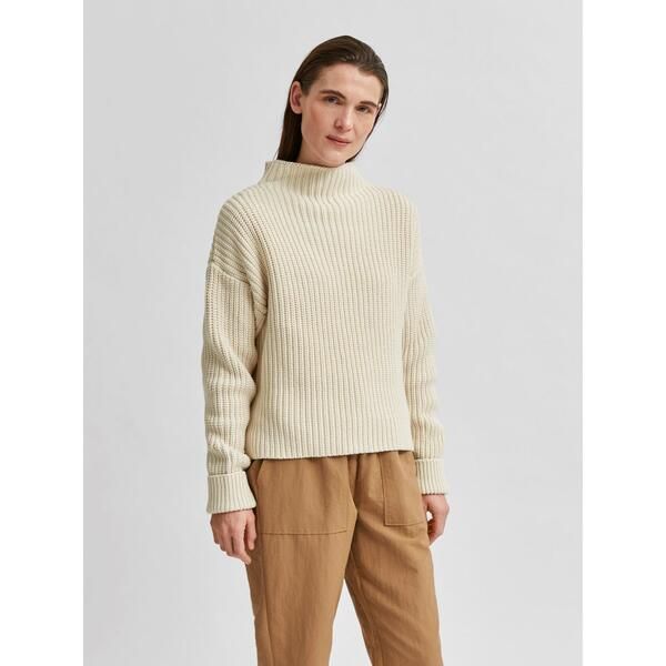 セレクテッドフェム レディース アウター ニット・セーター Selected Femme Selma Knit Birch 11,765円