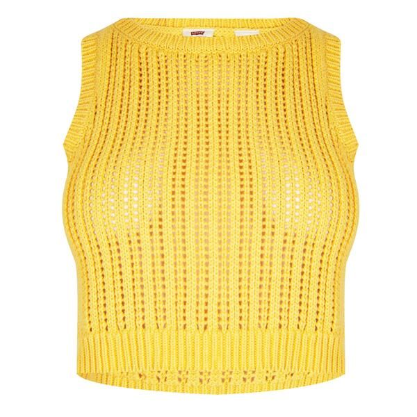 リーバイス レディース アウター カーディガン ベスト セーター Levisweater Vest Amber Yellow イエロー 6,614円