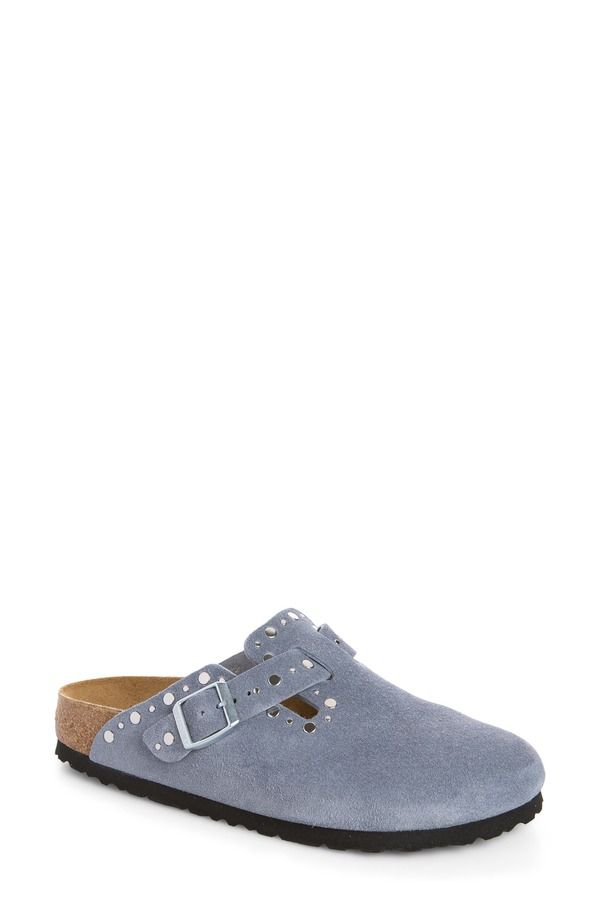 ビルケンシュトック レディース シューズ サンダル Birkenstock Boston Rivets Clog Women STONE BLUE ブルー