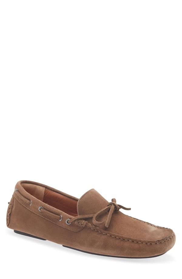 ジェントルソウルズ メンズ シューズ スエード ローファー Gentle Souls Hermoso Suede Driving LoaferMen CAFE SUEDE