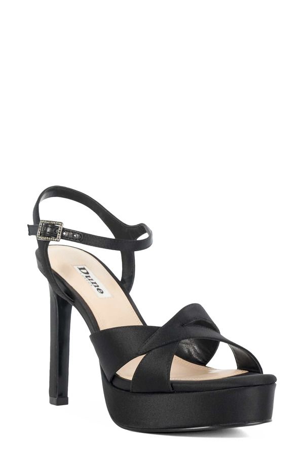 デューンロンドン レディース シューズ サンダル プラットフォーム Dune London Mayve Platform Sandal Women BLACK ブラック