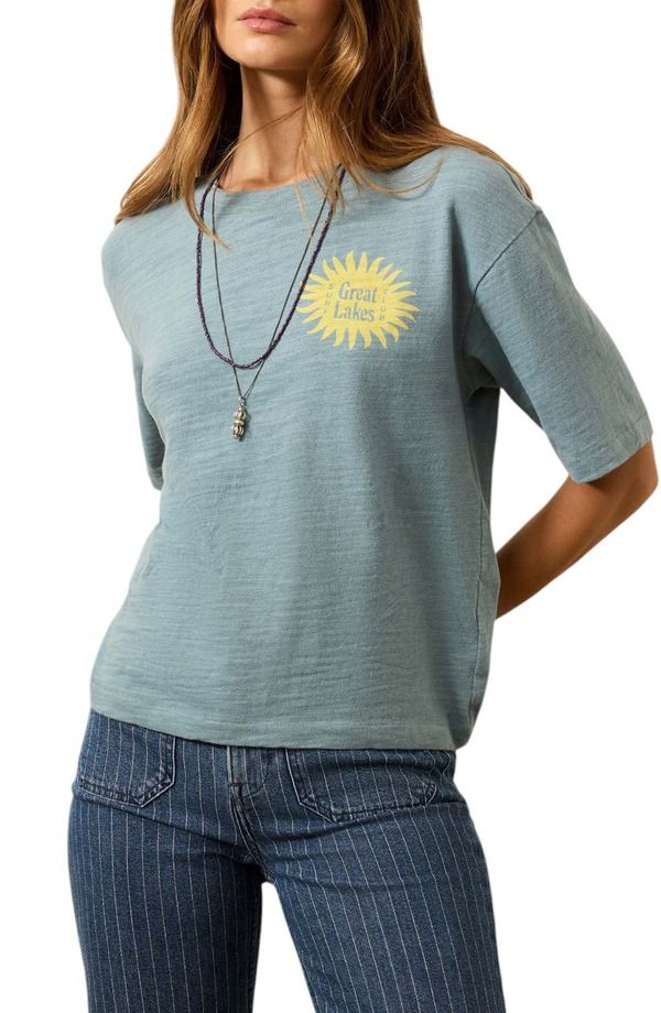 ファレティ レディース トップス Tシャツ コットン グラフィック Faherty Sunwashed Slub Organicotton Graphic TShirt CITADEL