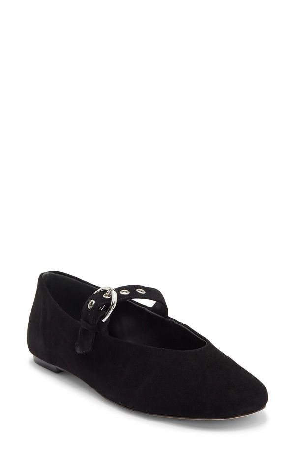 リフォーメーション レディース シューズ パンプス Reformation Bethany Ballet Flat Women BLACK SUEDE ブラック 38,870円