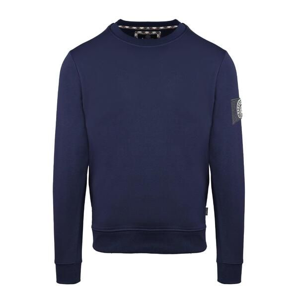アクアスキュータム メンズ アウター パーカー・スウェット シャツ Aquascutumens Round Neck Crew Sweatshirt Navy ネイビー