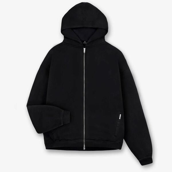 リプレゼント メンズ アウター パーカー・スウェット Represent Mens Rep Initialightweight Zip Hoodie Black ブラック