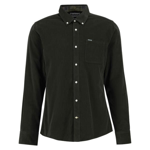 バブアー メンズ トップス シャツ Barbouramsey Shirt Forest GN91 フォレスト